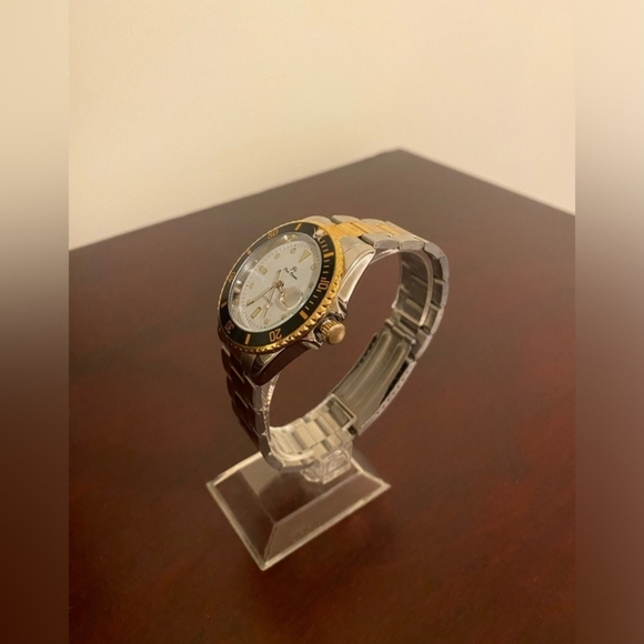 Men's Gold Two-Tone Automatic Watch - Picture 2 of 3